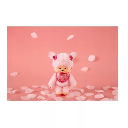 Moncsicsi plüssfigura 20 cm - rózsaszín bundában - exkluzív kiadás