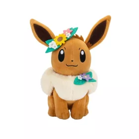 Plüss Pokémon Evoli virágokkal 20 cm
