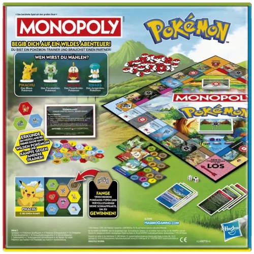 Pokémon Monopoly társasjáték
