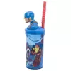 Bosszúállók Captain America Seven Wonders 3D figurás tumbler 360ml