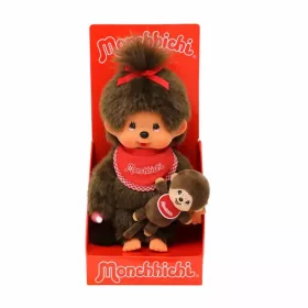   Moncsicsi plüssfigura kislány Mini Moncsicsi babával 20 cm