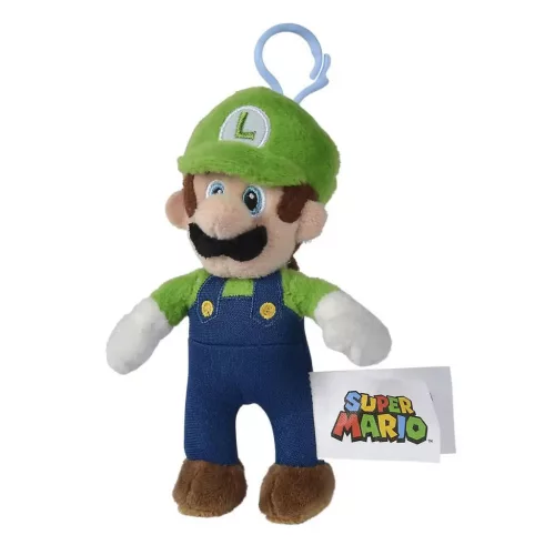 Super Mario plüss kulcstartó 12 cm 1 db véletlenszerű