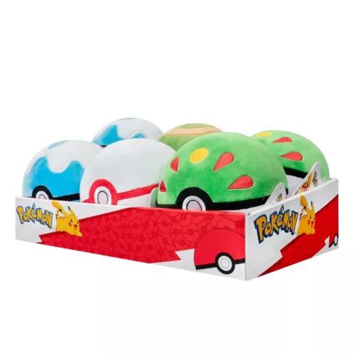 Pokémon Pokéball 4 féle változatban
