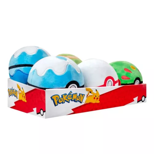 Pokémon Pokéball 4 féle változatban
