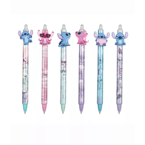 Nyomógombos radírozható toll Disney Stitch Pastel