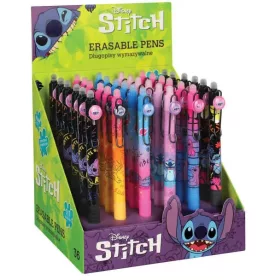 Nyomógombos radírozható golyóstoll Disney Black Stitch