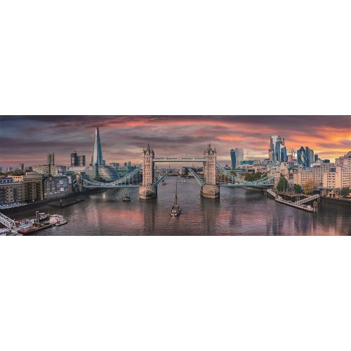 London Across the River 1000 db-os panoráma Compact puzzle Clementoni