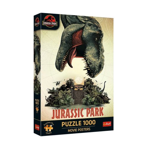 Jurassic Park puzzle 1000 db - mozi plakát méret