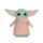 Baby Yoda realisztikus plüssfigura 30 cm Star Wars