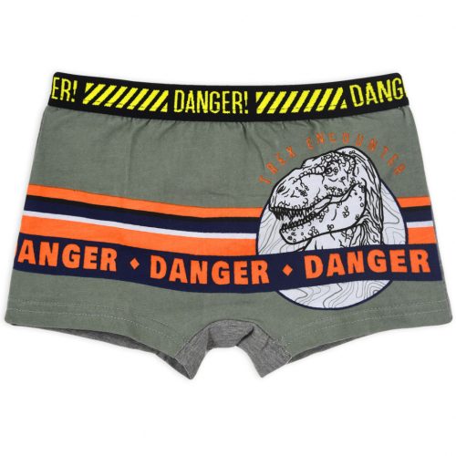 Jurassic World Danger Green gyerek boxeralsó 2 darab/csomag 6 - 8 év / 116 - 128 cm