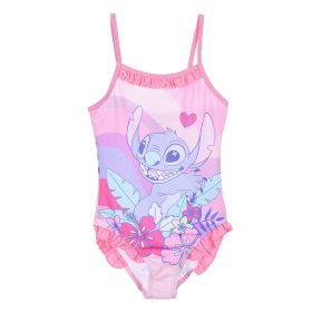   Disney Lilo és Stitch, A csillagkutya Pink Island Vibes gyerek fürdőruha, úszó 4 év / 104 cm