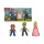 Nintendo Mushroom Kingdom akciófigura szett - Mario, Peach és Luigi (3 darabos)