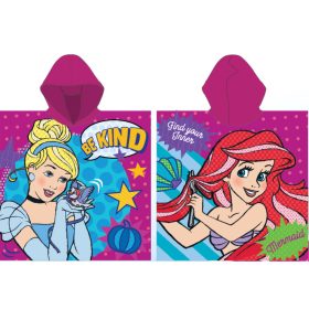   Disney Hercegnők Story strand törölköző poncsó 55x110 cm (Fast Dry)