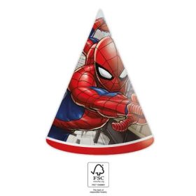 Pókember Crime Fighter parti kalap, csákó 6 db-os FSC