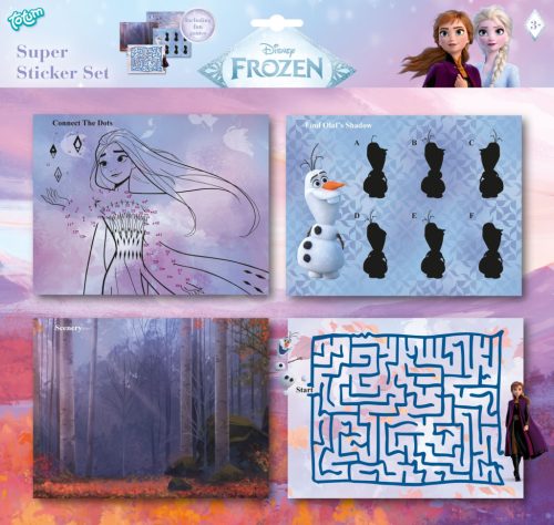 Disney Jégvarázs Adventure Super matrica szett játékkal
