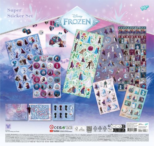 Disney Jégvarázs Adventure Super matrica szett játékkal