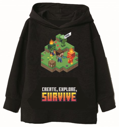 Minecraft Survive gyerek pulóver 10 év / 140 cm