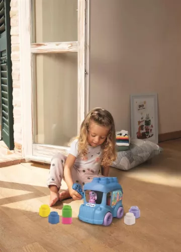 Disney Lilo és Stitch Clemmy szenzoros formaválogató busz Clementoni