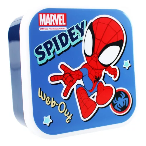 Spidey Fresh Bites uzsonnás doboz szett 3 darabos gyerekeknek