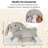 Mama nyuszi és kölykei plüss szett szürke Mamanimals