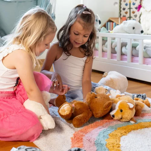 Mamanimals mama mackó és 2 bocs plüss szett