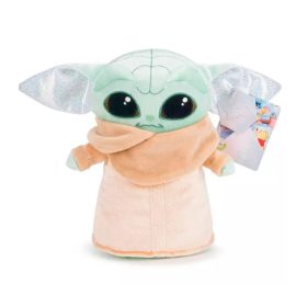 Baby Yoda plüssfigura 30 cm The Mandalorian Platinum 100th