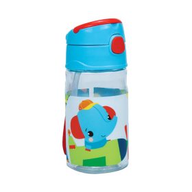  Fisher-Price Animals Fly műanyag szívószálas kulacs akasztóval 350 ml