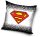 Superman Logo párnahuzat 40x40 cm