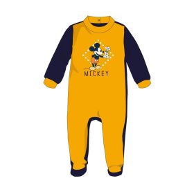   Disney Mickey egér baba velúr rugdalózó - sárga - 1-3 hónapos babának