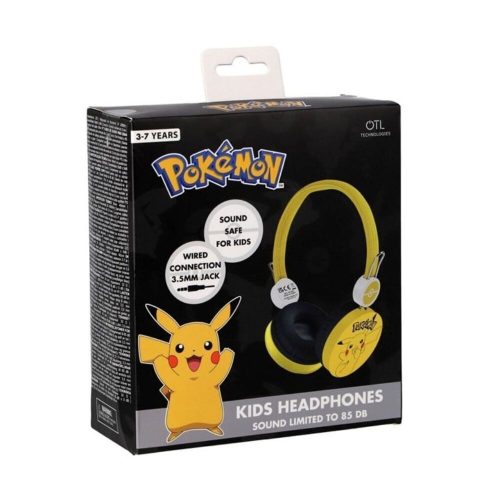 Pokémon fejhallgató - Pikachu mintákkal