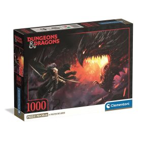   Dungeons & Dragons Dark Elf 1000 db-os Compact puzzle Clementoni