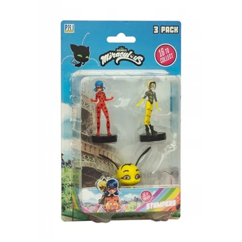 Miraculous figura szett nyomdákkal - sokféle - 1 db szett
