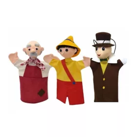 Pinokkió Bábszínház kézibáb készlet Pinokkió