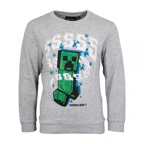 Minecraft Grey gyerek pulóver 8 év / 128 cm
