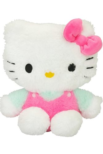 Hello Kitty Fluffy plüssfigura - rózsaszín