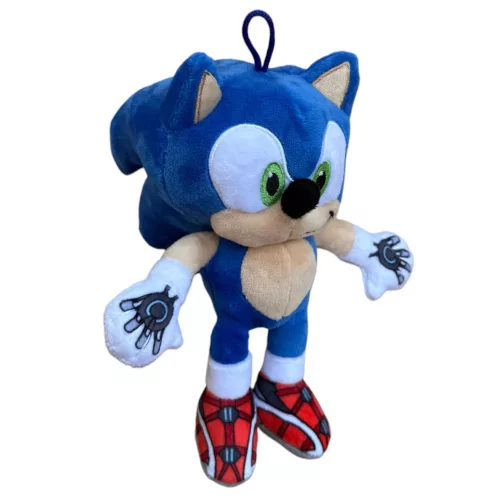 Sonic Prime Sonic plüssfigura 20 cm akasztózsinórral
