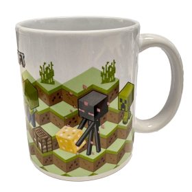  Minecraft TNT Boom porcelán bögre 325 ml (11 oz) Díszdobozban