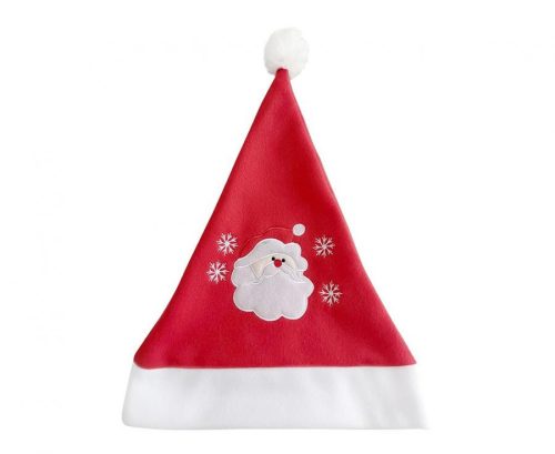 Mikulás Snowflakes sapka 29x43 cm