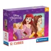 Disney Hercegnők Happy Space mesekocka 12db-os Clementoni