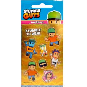 Stumble Guys Yellow hologrammos matrica szett
