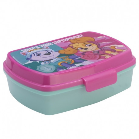 Mancs Őrjárat csajos csapat egyrekeszes szendvics doboz gyerekeknek