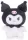 Hello Kitty Kuromi plüssfigura 24 cm sötétszürke