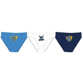 Stitch kisfiú alsó - 3 darabos pamut alsó - 98-104