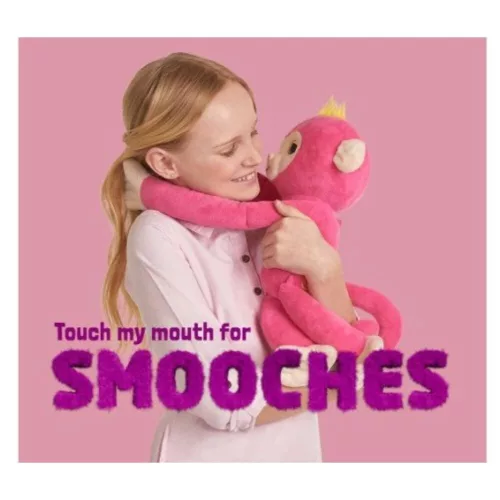 Fingerlings Hugs interaktív Bella majom plüss - Fingerlings Hugs interactive Bella monkey plush