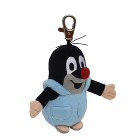 Kisvakond nadrágban plüss függő kapoccsal 10 cm