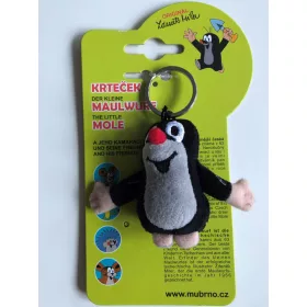 Kisvakond plüss kulcstartó 5 cm