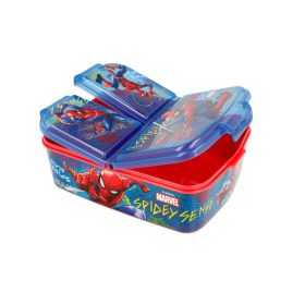 Pókember uzsonnásdoboz - 3 rekeszes - jól zár