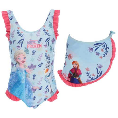 Disney Jégvarázs Frolic gyerek fürdőruha és sarong szett 3 - 4 év / 98 - 104 cm