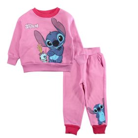   Disney Lilo és Stitch, A csillagkutya Scrump Pink gyerek melegítő, jogging szett 2 - 8 év / 92 - 128 cm