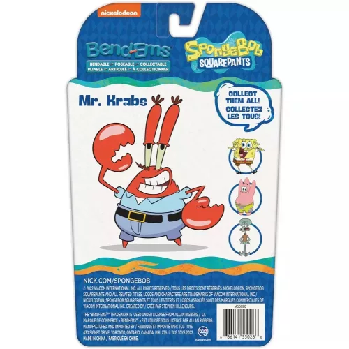 SPONGYABOB SZÖGLETES MR. RÁK UR FIGURA 15CM